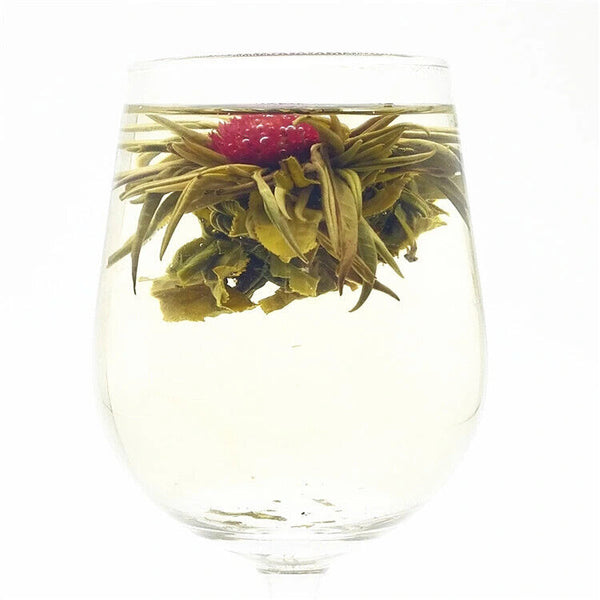 Prosperity Handcrafted Gomphrena Globosa Flowering Tea Dried Blooming Tea Balls