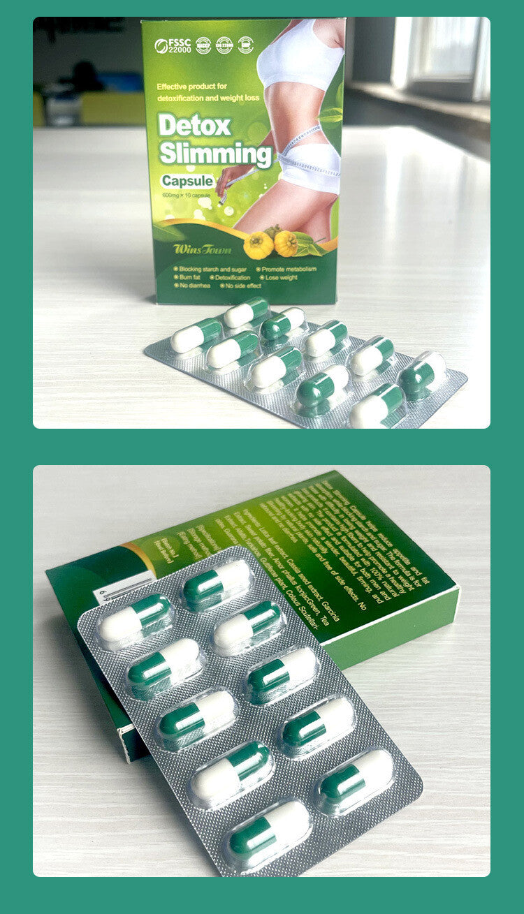 Natural Detox Slimming Capsules for Enhanced Metabolism 500mg*10capsules