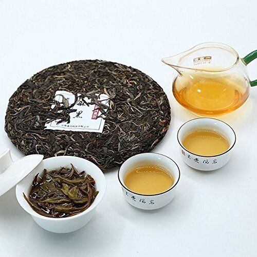 Yi Wu Ma Hei Pu'er raw tea Pu-erh Tea Cake 357g 滇迈 易武麻黑百年古树云南普洱茶生茶七子饼茶头春古树茶