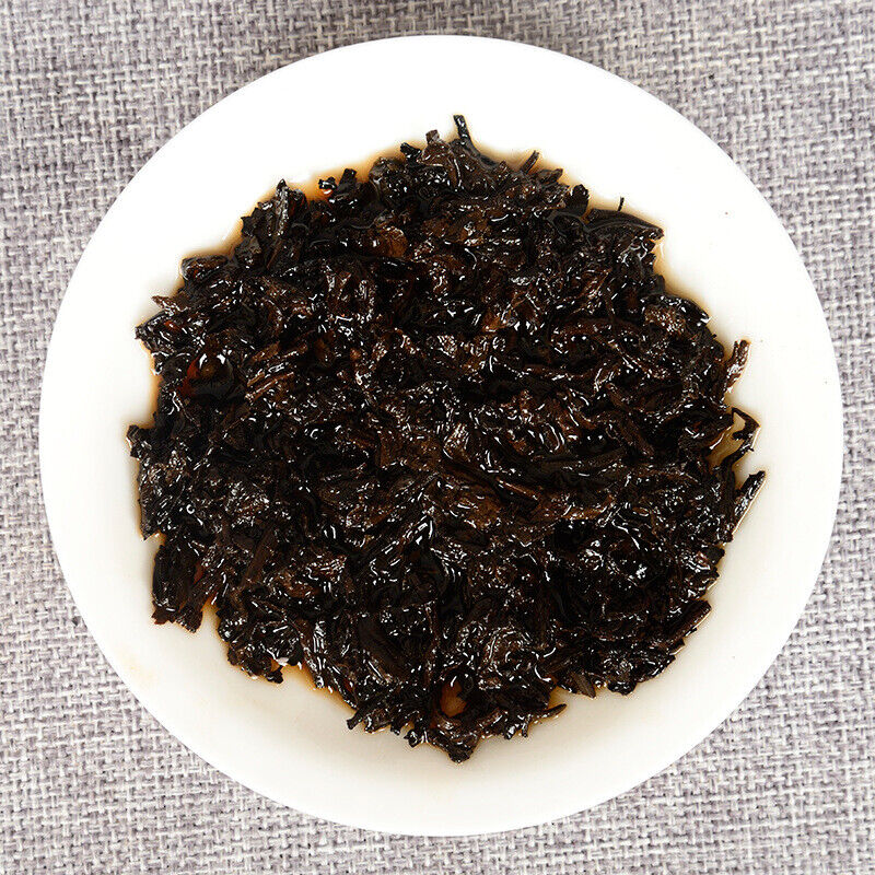 357 g Yunnan deep mountain wild flavor cooked cake seven sub cake Pu'er tea