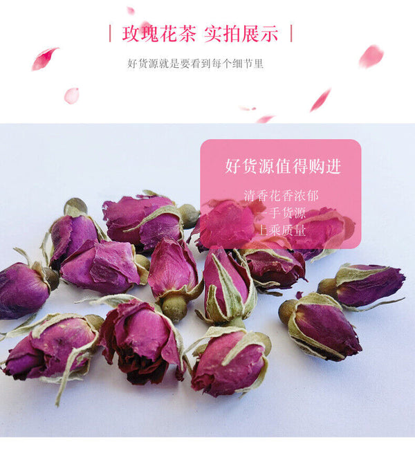 Rose Tea Pingyin Rose First Crop Low Temperature Rose Heavy Petal Rose 17.6oz