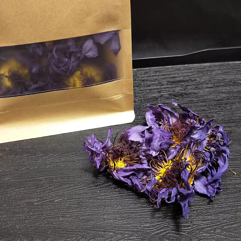 FullChea 20-25 pcs Egyptian Blue Lotus Flower Tea Bags Premium Lotus Herba Tea