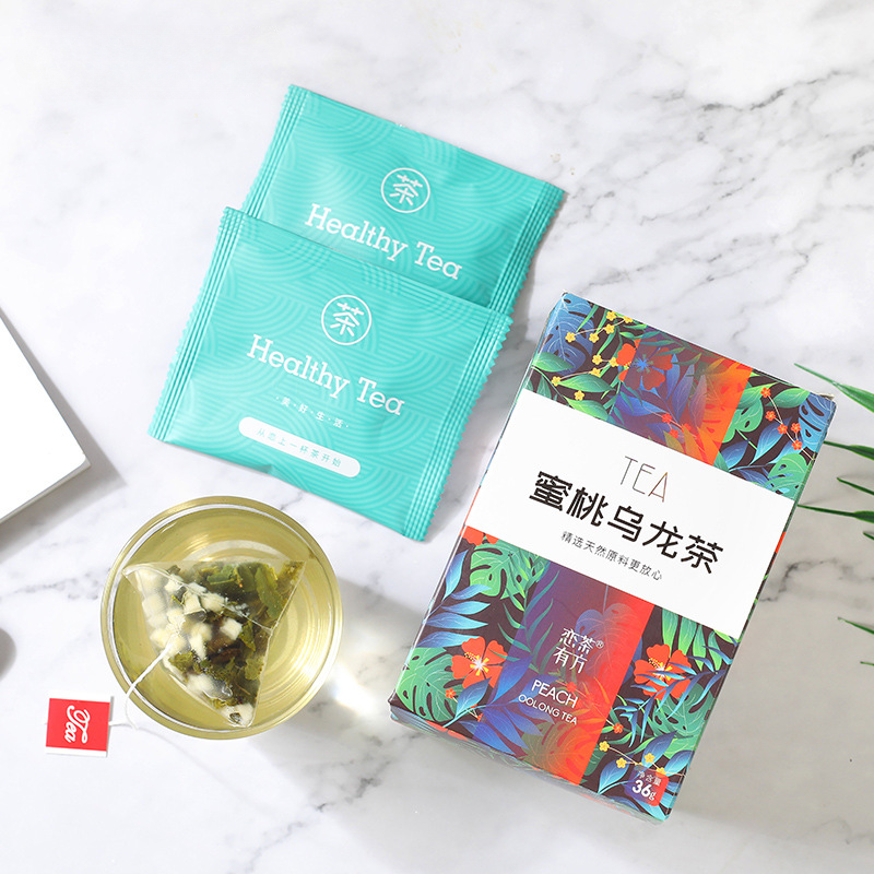 Honey Peach Oolong Tea Fruit Flower Cold Soaked Tea Bag White Peach Oolong Tea Main image