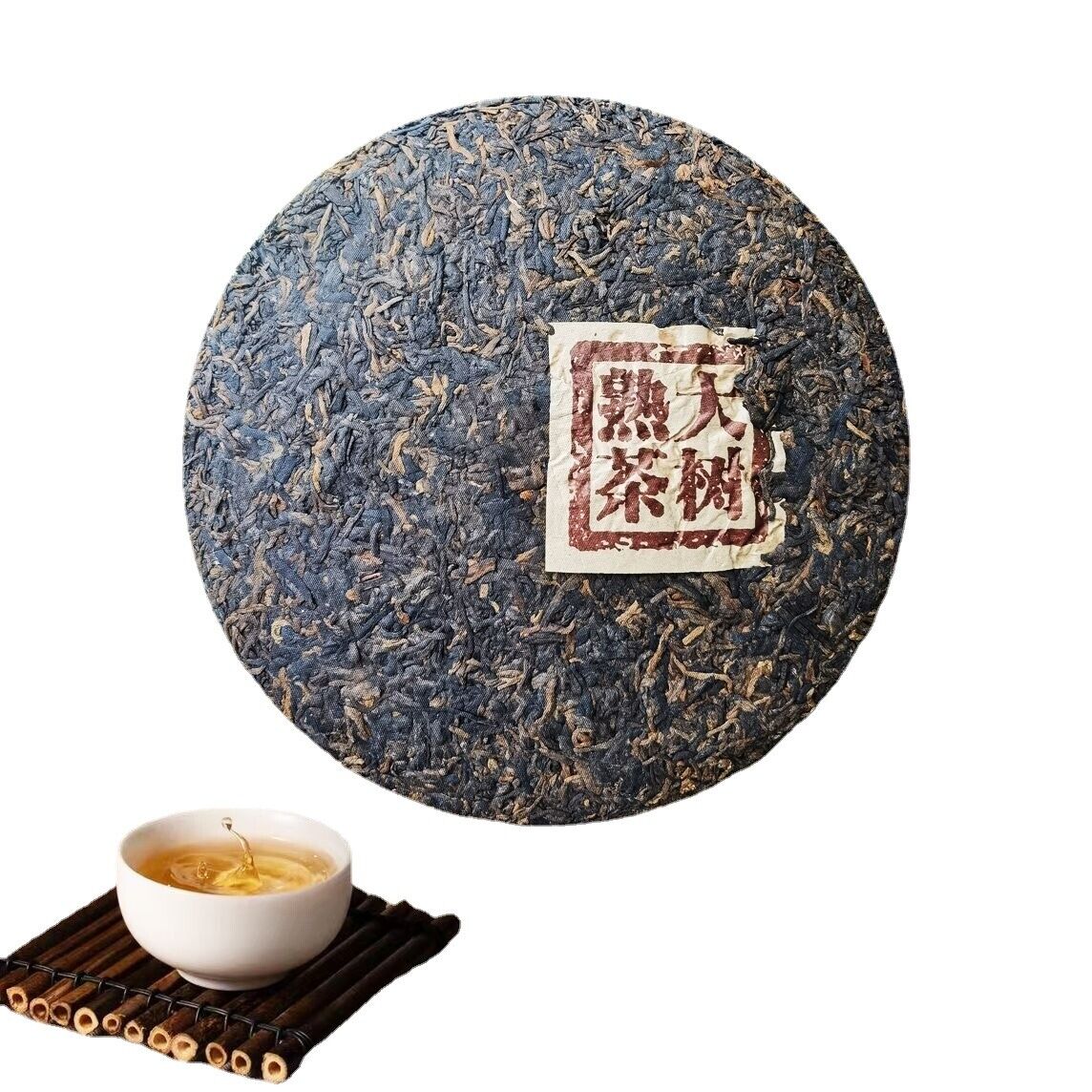 Kunming Dry Storage Ripe Tea Pu'er Ripe Tea Ripe Tea Old Ripe Tea 357g/12.59oz Secondary image