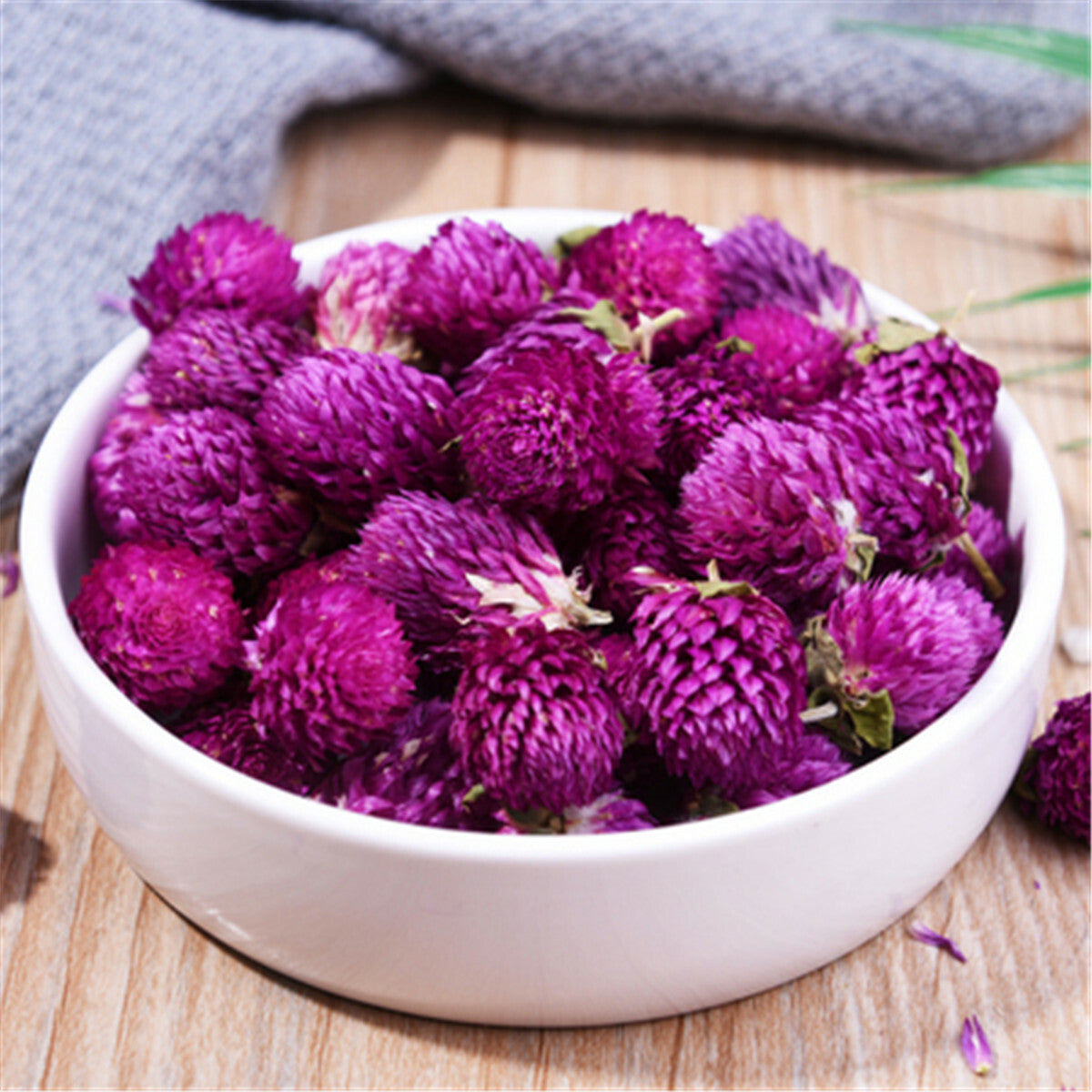 Weißer Tee Gomphrena Globosa Flower Tea Blumentee Kräutertee Drink Food Secondary image