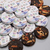 Chenpi Puerh Tea Menghai Puerh Tea Ripe Tea Aged Chenpi Small Tea Cakes Tinned