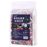 Classic Chinese Rose Goji Berry Tea Black Goji Berries, Mulberry, Rose Tea