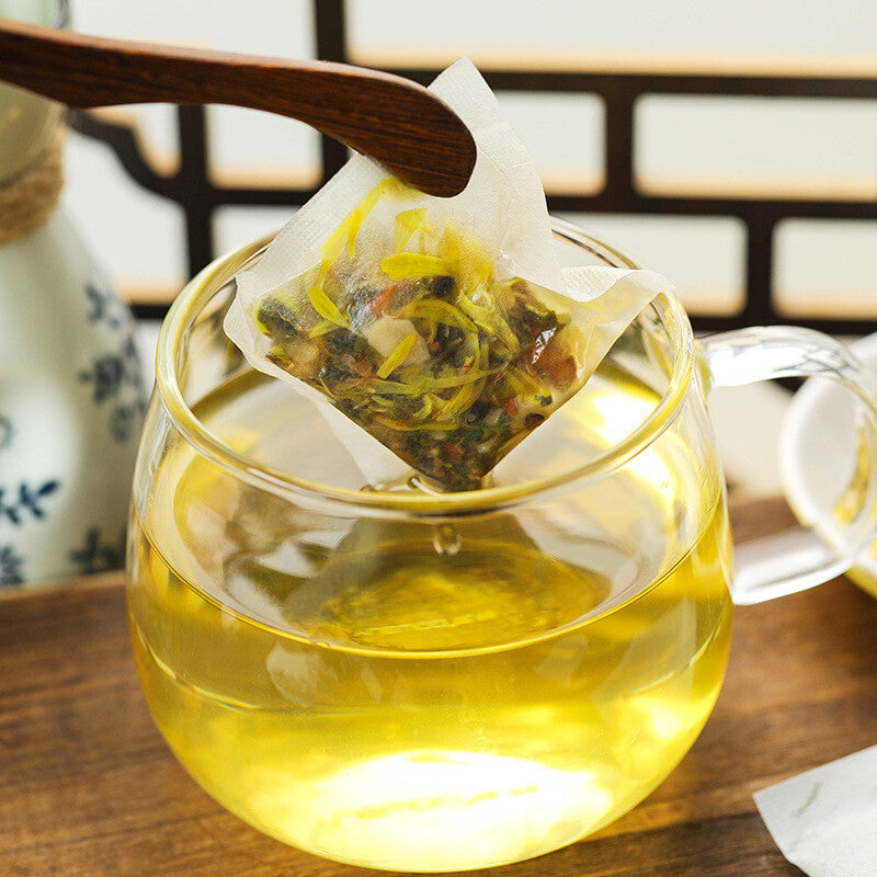 150g lemon hawthorn lotus leaf tea 16 flavors of tea health non-fat flow tea