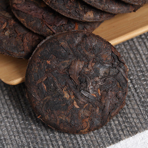 200g Yunnan Pu'er Tea Menghai Flavor Xiao Longzhu Mini Bamboo Tube Ripe Tea