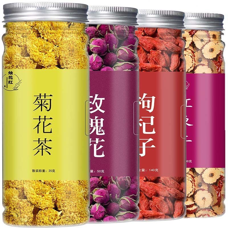 Flower camellia goji berry cassia seed tea chrysanthemum rose canned combination