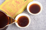 Yunnan Pu'er Ripe Tea Golden Bud Ripe Tea Brick 250g