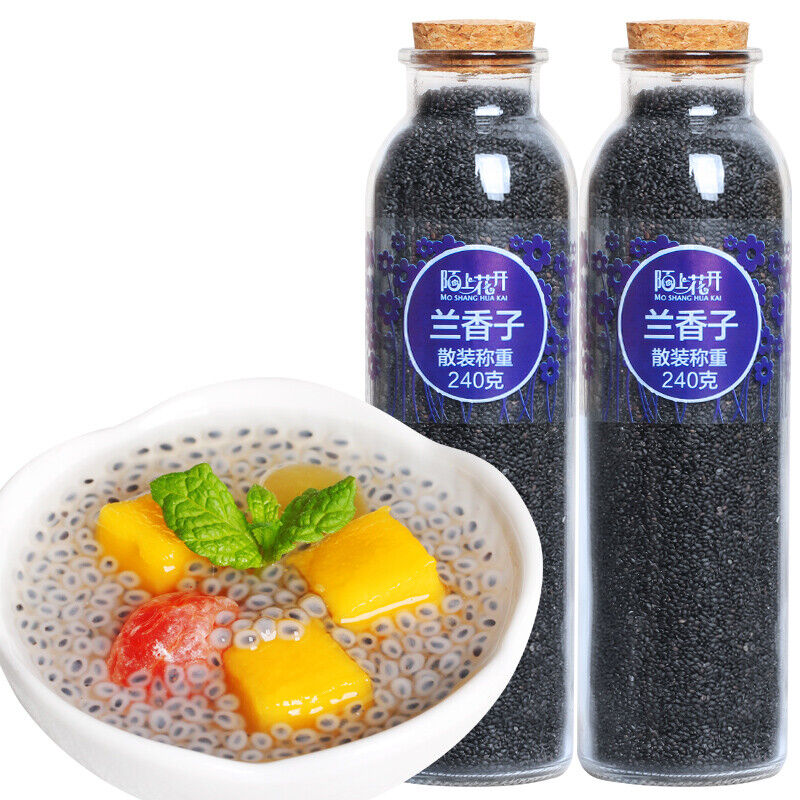 Basil Seeds 240g Ocimum Basilicum L, Sweet Basil, Healthy Fruit Drink Main image