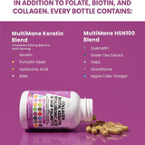 Collagen Botin Keratin Hyaluronic, Acid & Saw Palmetto Capsules -90 Capsules