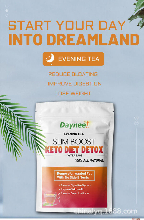 Slim Tea Boost Detox Daytime and Evening Tea for Keto Diet Weight Loss