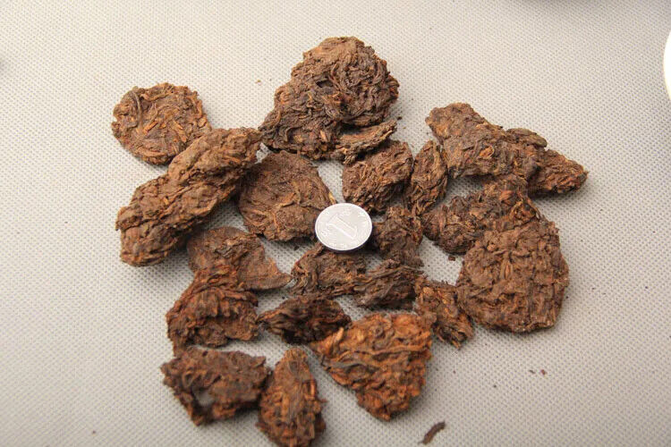 Pu'er Old Tea Head Natural Tuo Super-grade Jinya Menghai Head Cooked 250g
