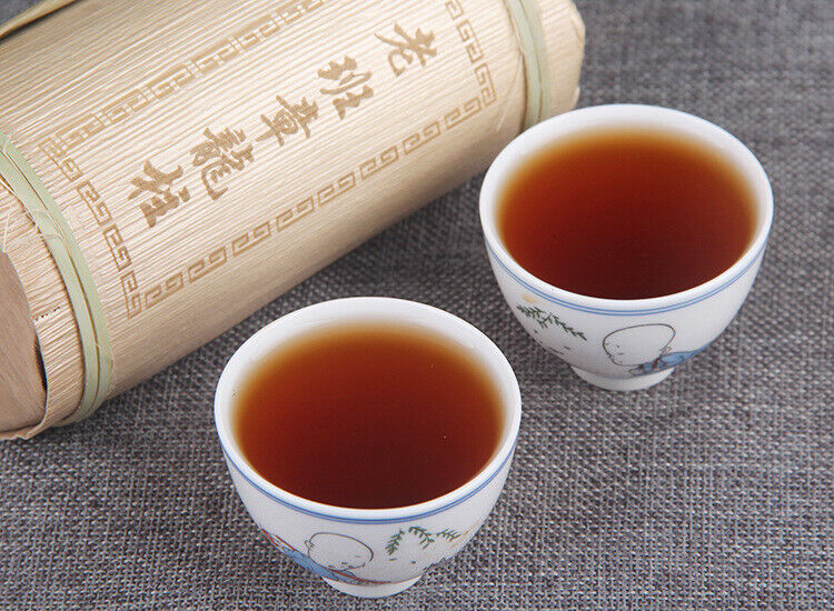 500g Aged Old Banzhang Ancient Tree Tea Leaves Yunnan Pu'er Ripe Tea Column