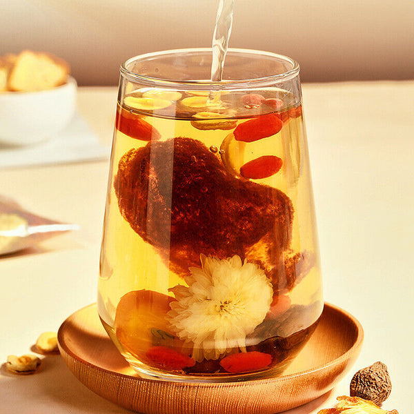 Malva nut tree and chrysanthemum, Monk Fruit Chronic Throat Moisturizing Tea