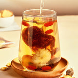 Malva nut tree and chrysanthemum, Monk Fruit Chronic Throat Moisturizing Tea