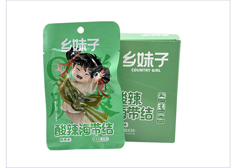 Snacks Ready-to-Eat Seafood Treats 20g*20 packs Spicy & Sour Seaweed