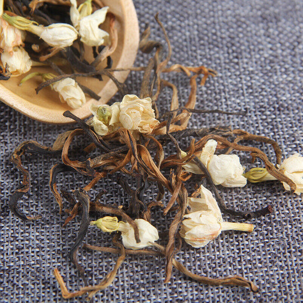 Yunnan Dian Hong Tea Leaves Red Gold Buds Bulk 500g Jasmine Black Tea Fengqing