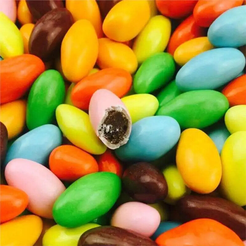Olive Shaped Chocolate Beans Chocolate Colored Chocolate Candies