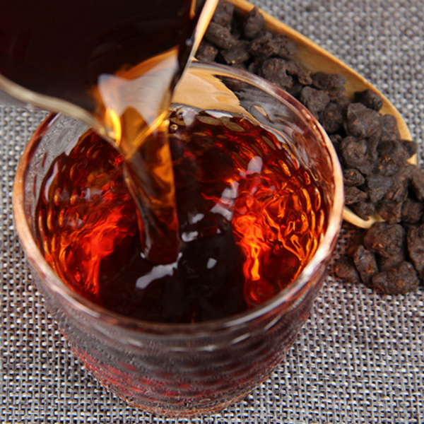 Yunnan Pu'er Tea Pu'er Ripe Tea Crushed Silver Old Tea Head Craft Tea 500g/1.1lb
