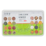 Energizing Tea Collection: 24 Varieties with Ginseng, Goji & Chrysanthemum