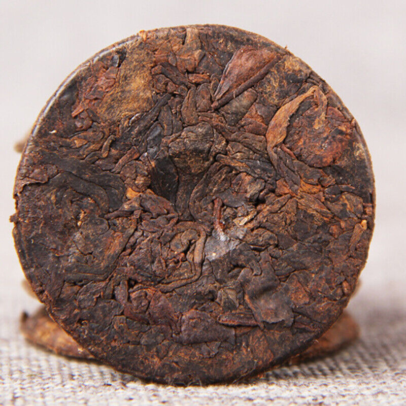 200g Pu'er small tea column tea cake Ripe Tea Fermented craft tea Health Care