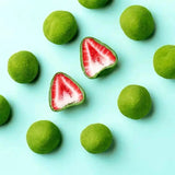 60g Freeze-dried Strawberry Filling Matcha Cocoa Milk Flavored Chocolate Balls