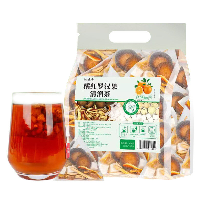 Tangerine Luo Han Guo Cleansing Tea with Licorice, Tangerine Peel, Poria