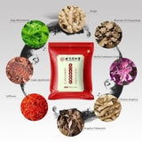 Ginger Herbal Foot Soak 900g Natural Plant Blend with Mugwort & Saffron 30 Pack