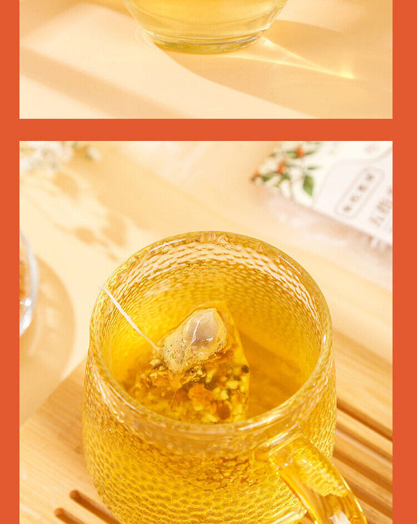Wuzhishan Tu Fu Ling tea 10 packets * 8g triangle bag tea combination tea