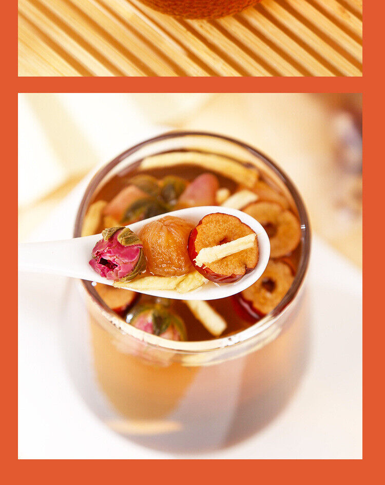 Brown Sugar Ginger Date Tea 150g Cinnamon Dates Wolfberry Black Sugar Ginger Tea