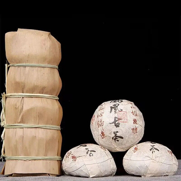 Strong Taste Puer Tea Chinese Yunnan Fenghuang Compressed Fermented Shu Pu 100g