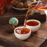 Xinhui Raw Sun-dried Xiaoqingkang Palace Puerh Tea Bulk Tin 500g