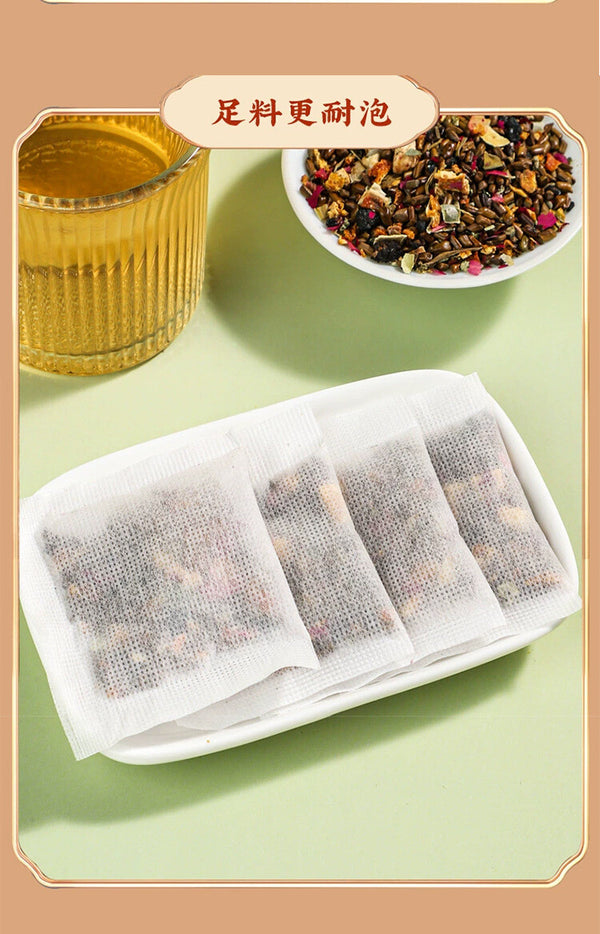 Mingfang Huayuan Herbal Tea Blend for Men and Women, Detox Oil Control Tea