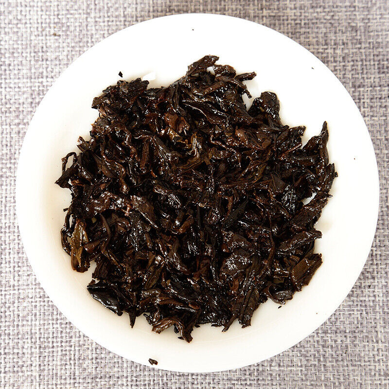 Yunnan Pu-Erh Tea Cooked Tea Cake Bailing Golden Bud Cooked Cake 100g/3.52oz
