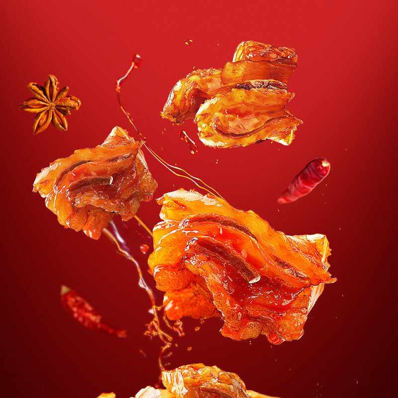 Q Beef Tendon Pork 100g Weicher und dehnbarer Snack Rindfleischsehne