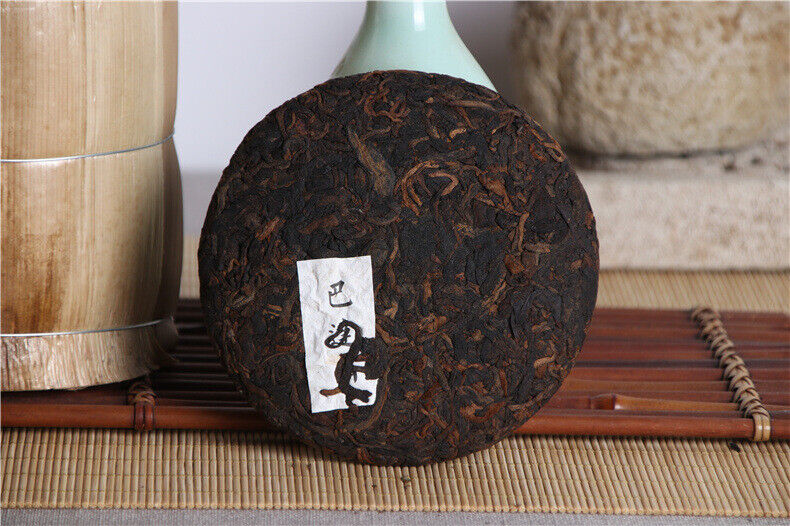 100g Yunnan Menghai Badashan Pu-erh Ripe Tea Cake 云南勐海巴达山普洱熟茶饼 七子饼普洱茶