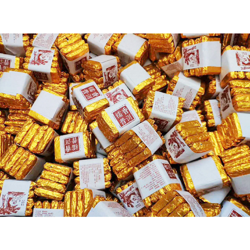 500g Puerh ripe tea small tuocha glutinous small square brick tea