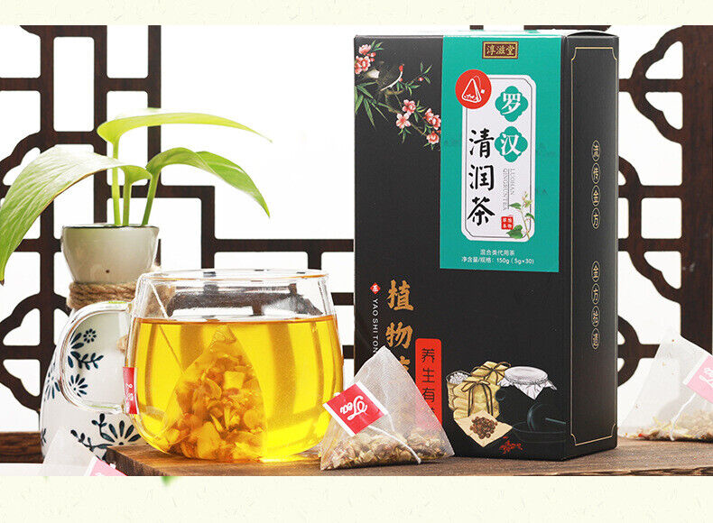150G Luo Han Qing Run tea licorice geranium jujube health Qing Run Luo Han