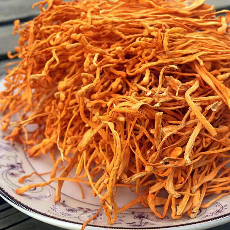 Chinese Anti-aging Cordyceps Flower100g Chong Cao Hua Lowering Blood Pressure