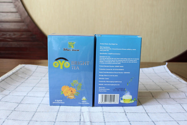 Eye Bright Tea Teabags 100% Herbal Tea Bag 50g 2.5*20 Pouches/box