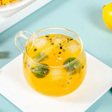 Green Kumquat Passion Fruit Herbal Tea with Rock Sugar Natural Fruit Blend