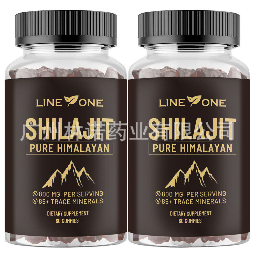 SHilajit Pure Himalayan Gummies-800mg High Ptency|60 Count