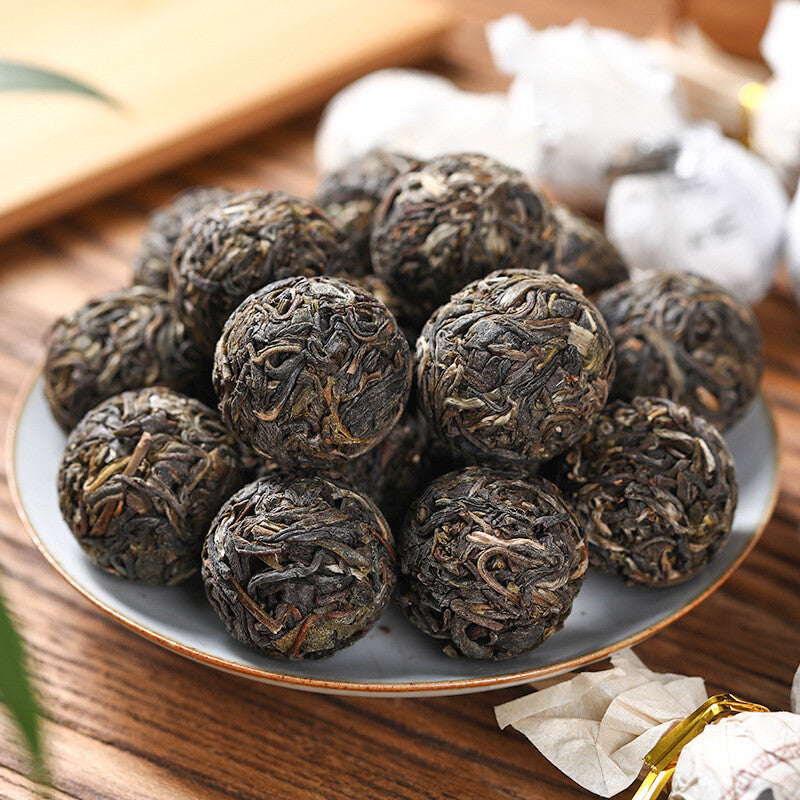 Yunnan Pu'er Raw Tea Yiwu Ancient Tree Longzhu Menghai Cooked Tea Xiao Tuo Tea