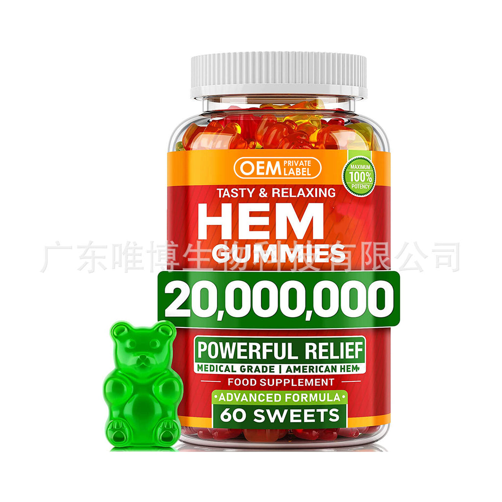 Kanepi kummikud HEM GUMMIES kummikarud Kanepi kummikud Vitamiinid