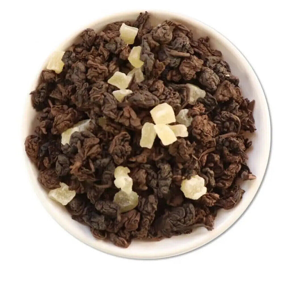 Peach Flavor Dark Oolong Top Quality Black Oolong Tea Mixed Fruits Tea 100g
