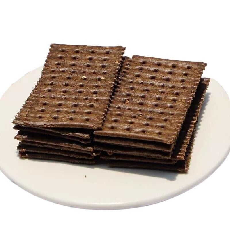 Black Rice Soda Crackers Snack Meal Replacement Breakfast Office Treat