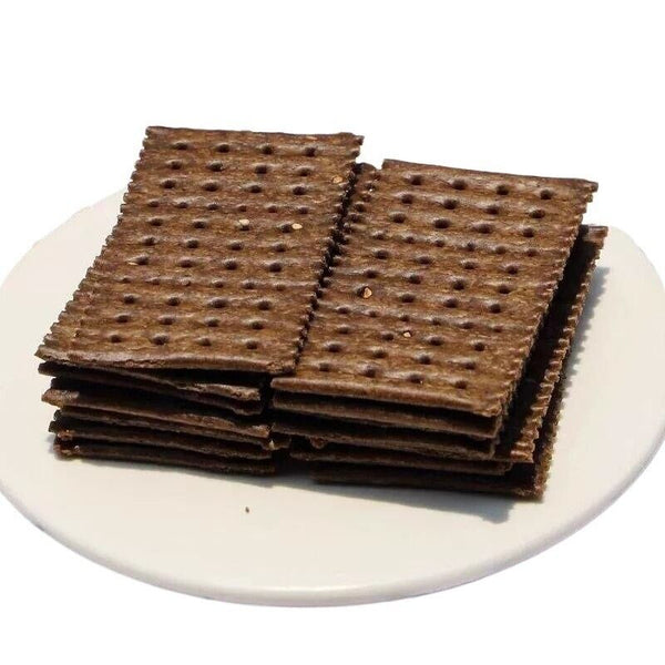 Black Rice Soda Crackers Snack Meal Replacement Breakfast Office Treat